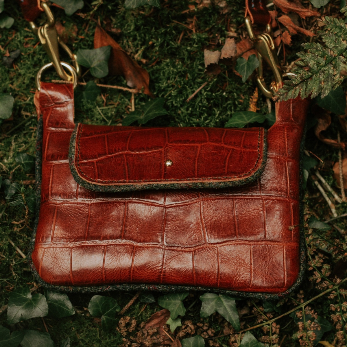 Haddington Bag_Krokoprägung